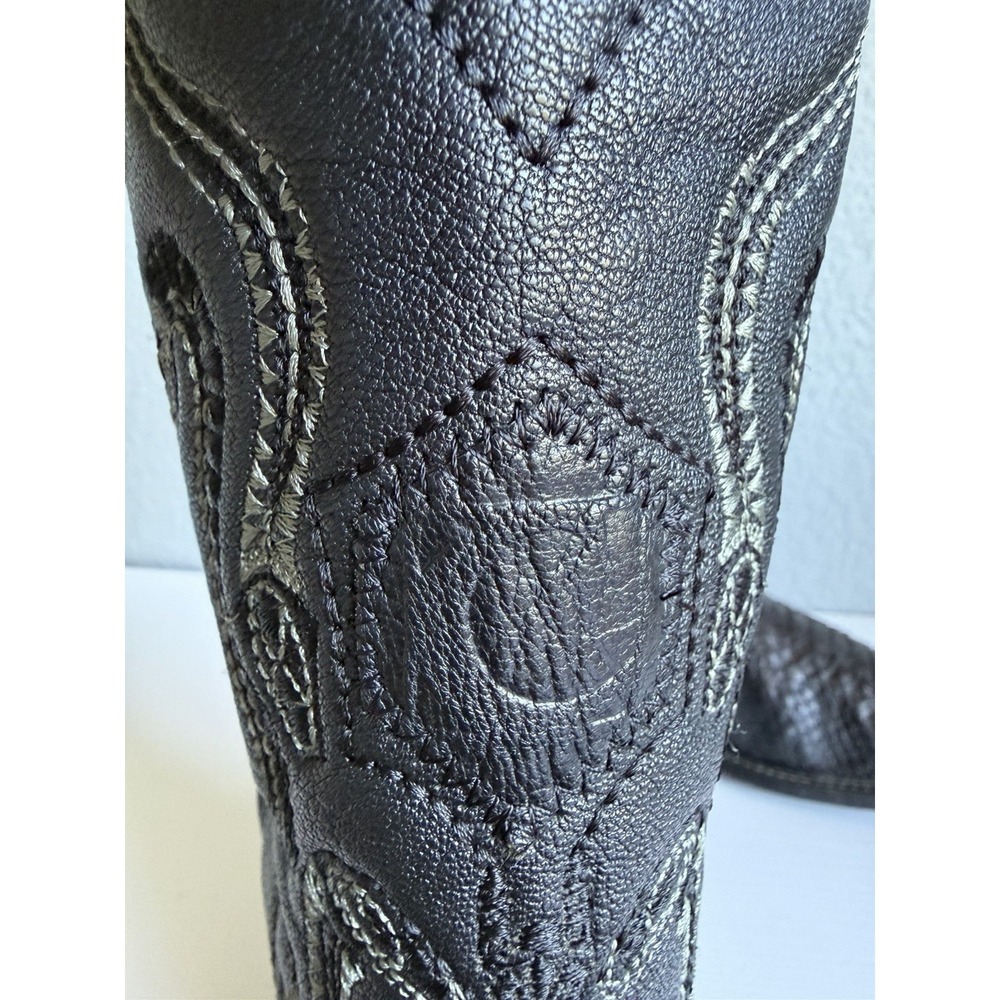 Cuadra Black Genuine Python Snakeskin Cowboy Boots Men's US 11 MX 30 Mexico - Picture 10 of 12